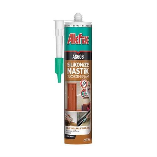 Akfix Beyaz Silikonize Akrilik Mastik 500 g