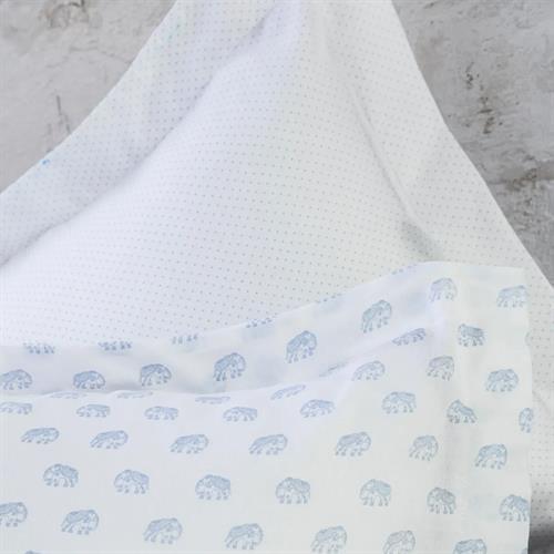 Apricitas  Oliver Blue Çift Kişilik %60 Bambu %40 Pamuk Pike Takımı