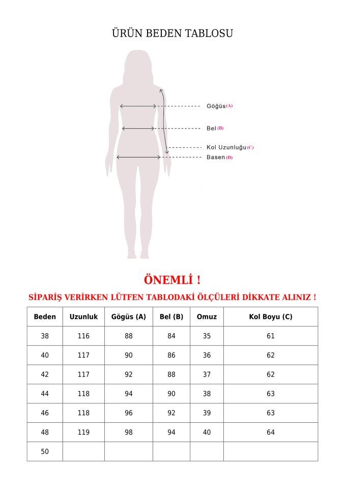 Astarlı Kemerli Trenckot -Taba