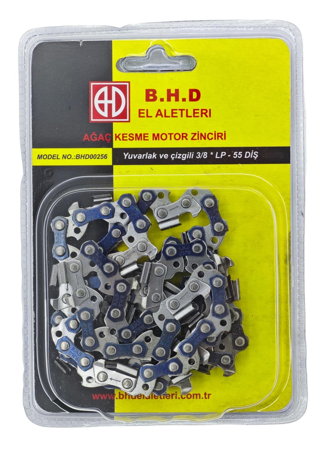 BHD00256   B.H.D MOTOR ZİNCİRİ 3/8 LP-55 - 27.5 DİŞ