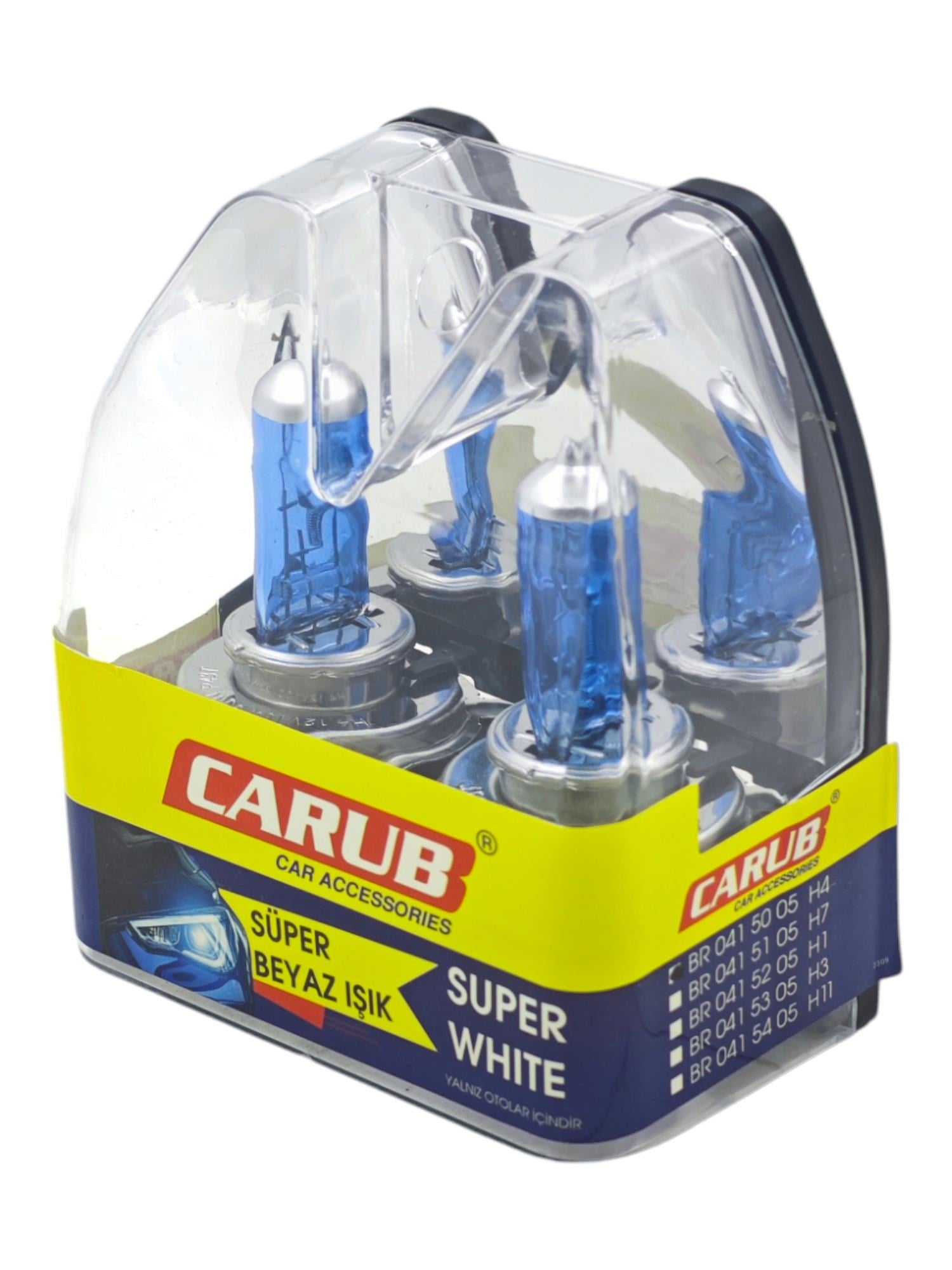 BR041 50 05   Carub H4 12V 55-100W Süper beyaz Işık