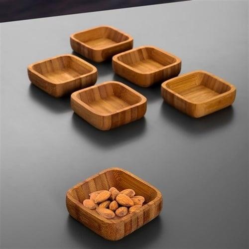 Bambum Hemp Serisi 7X7 Cm Sosluk Kare 6Lı B2390