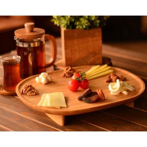 Bambum Meridius Ayaklı Sunum Tepsisi B0251