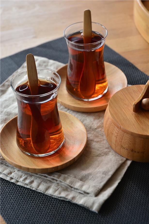 Bambum Silva Çay Tabağı 6Lı BKSL01