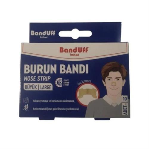 Banduff Sağlık Burun Bandı Büyük 10 Adet