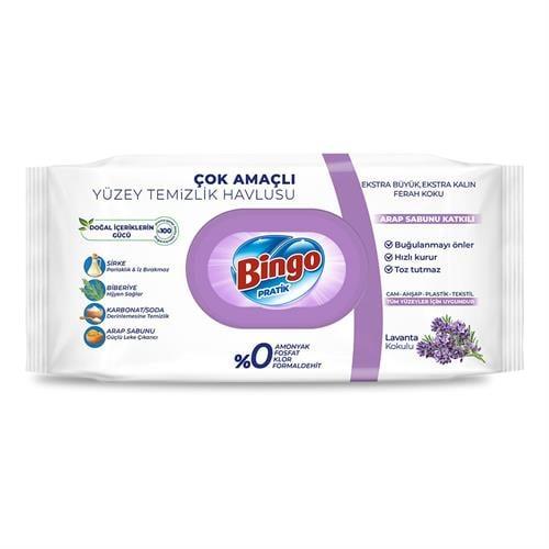 Bingo Yüzey Temizlik Havlusu Lavanta Kokulu 96lı