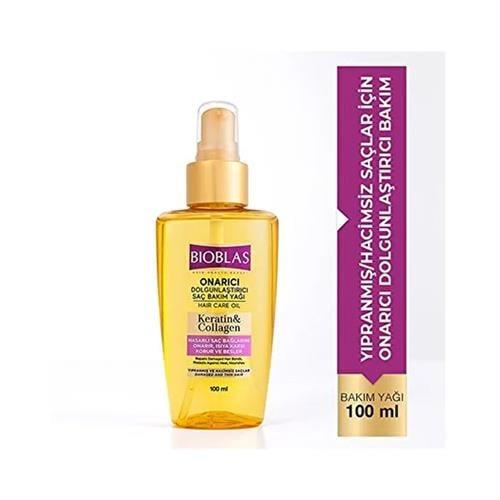 Bioblas Saç Bakım Yağı Keratin & Collagen 100 ml