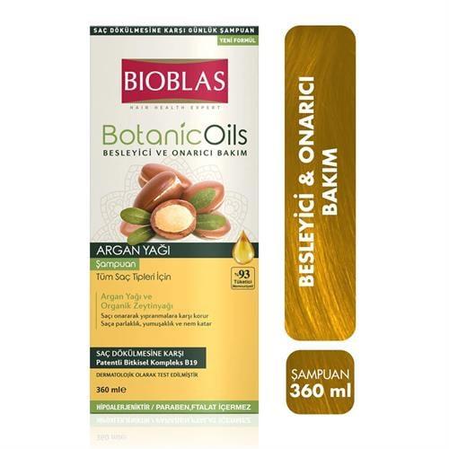 Bioblas Şampuan Botanic Oils Argan Yağı 360 ml