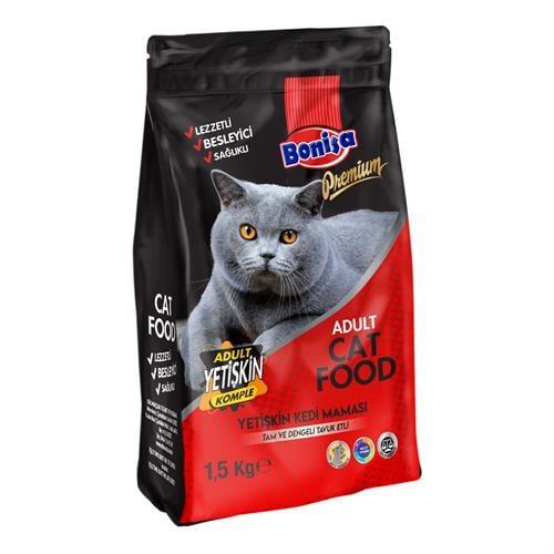 Bonisa Premium Yetişkin Tavuklu Kedi Mamaso 1.5 kg