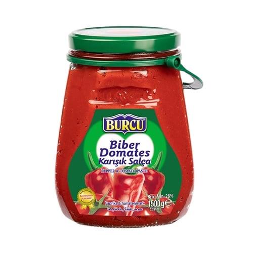 Burcu Biber Domates Salçası Karışık 1500 Gr
