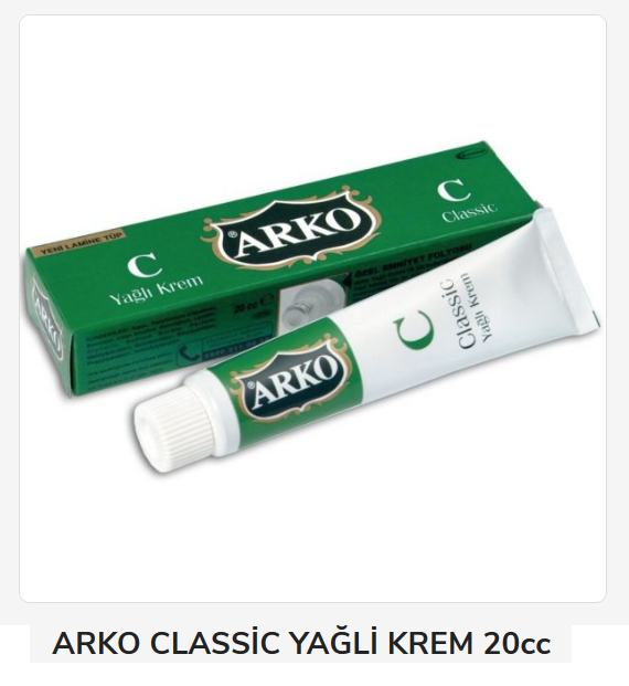 C-14D   ARKO CLASSİC YAĞLİ KREM 20cc