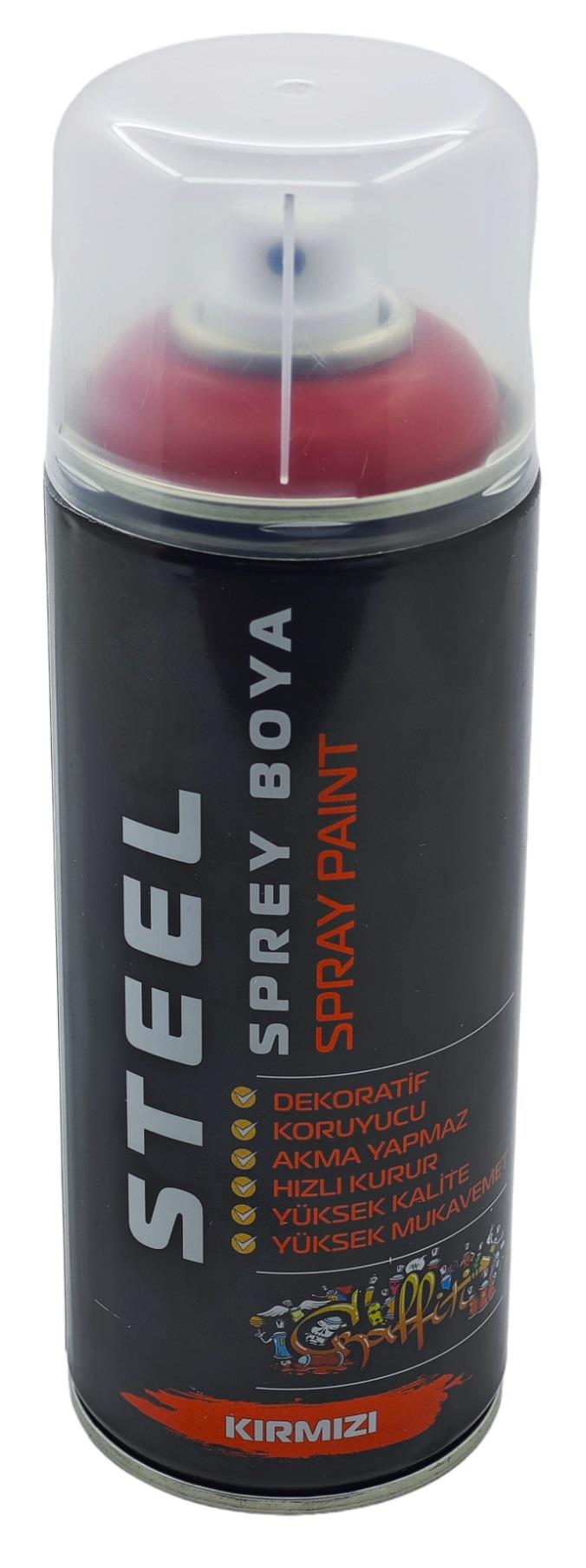 CK-4794   STEEL SPREY BOYA 400ml - Kırmızı