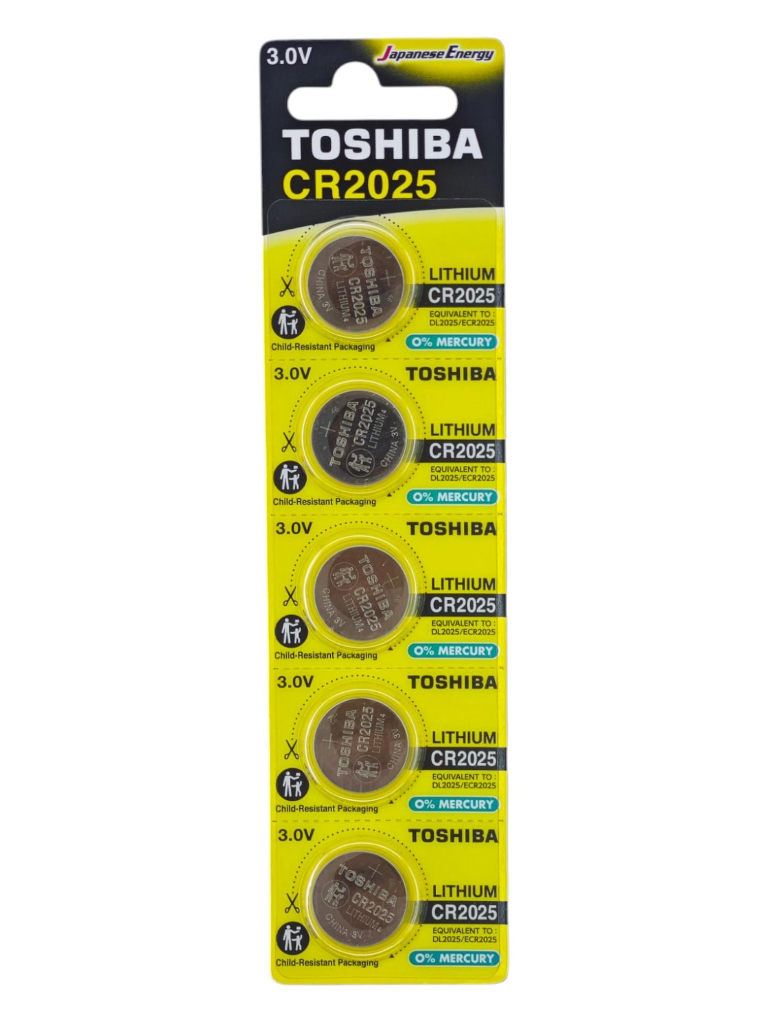 CR2025 CP-5C   Toshiba Lithium 3V Para Pil