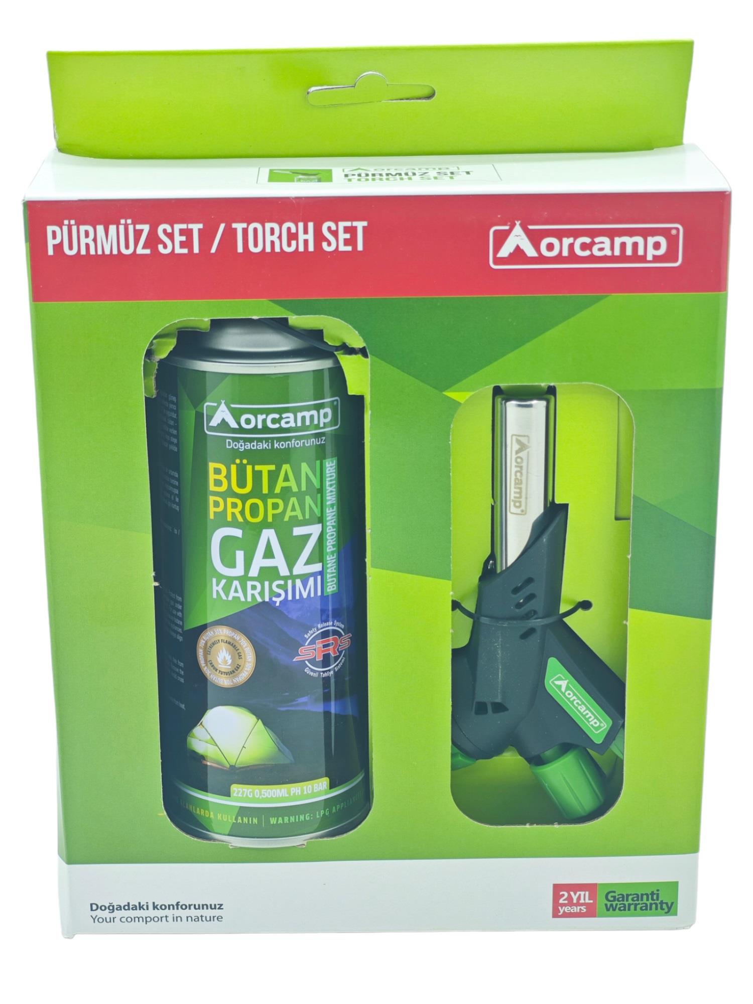 CX-502   ORCAMP ÇAKMAKLI KARTUŞ PÜRMÜZ SET