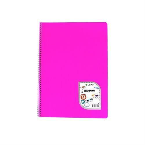 Çınar Colormaxı A4 72 Yp Kareli Pp Kapak Spiralli Defter