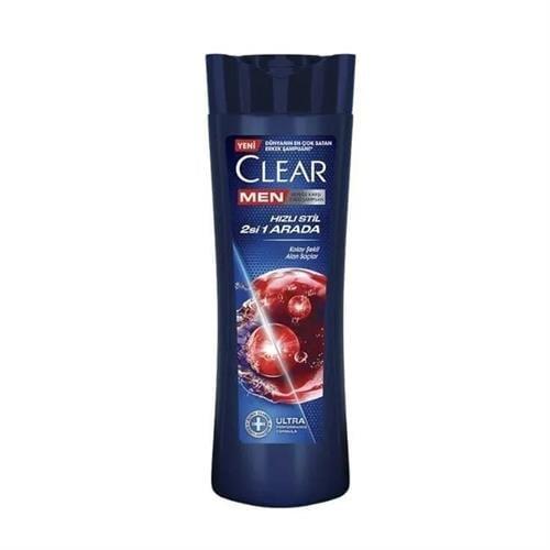 Clear Şampuan Men Hızlı Stil 2 si 1 Arada 350 ml