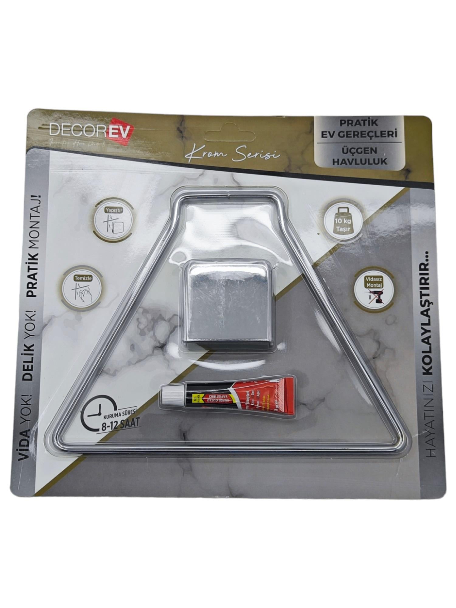 Decorev Metal Üçgen Havluluk