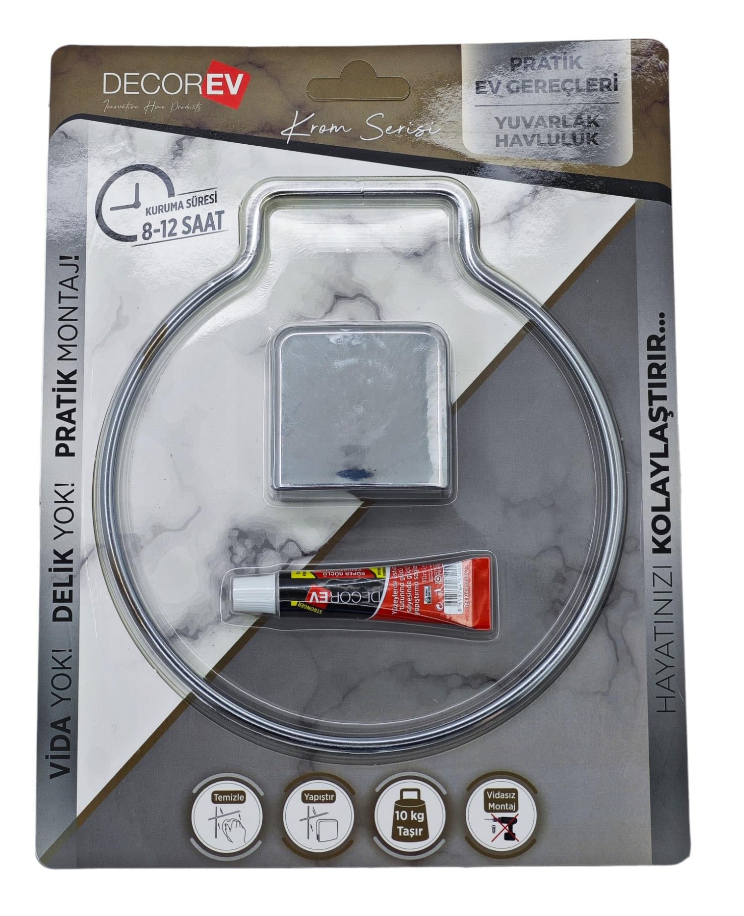 Decorev Metal Yuvarlak Havluluk