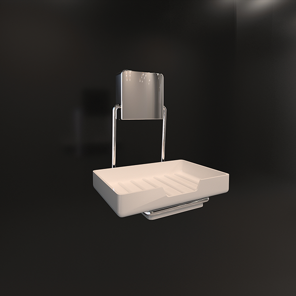 Decorev Krom Plastik Sabunluk