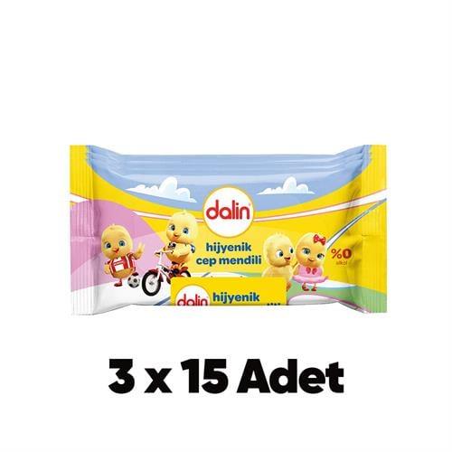 Dalin Hijyenik Cep Mendili (3 x 15 Yaprak)