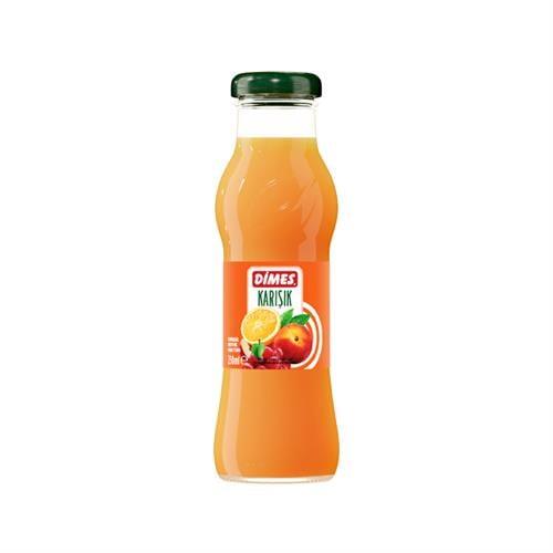 Dimes Karışık Meyve Suyu Cam 250 Ml