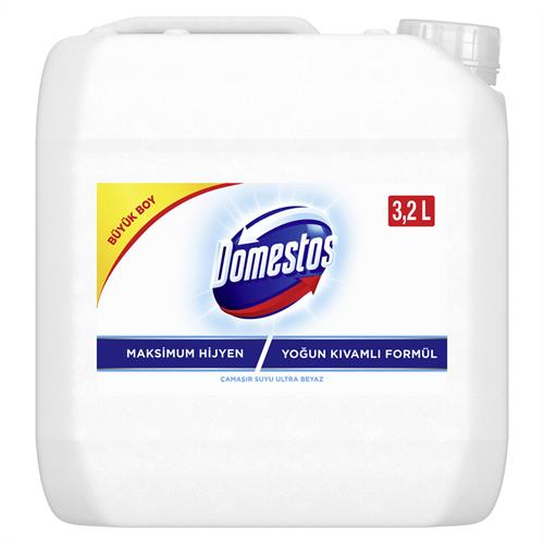 Domestos Çamaşır Suyu Ultra Beyaz 3240 ml