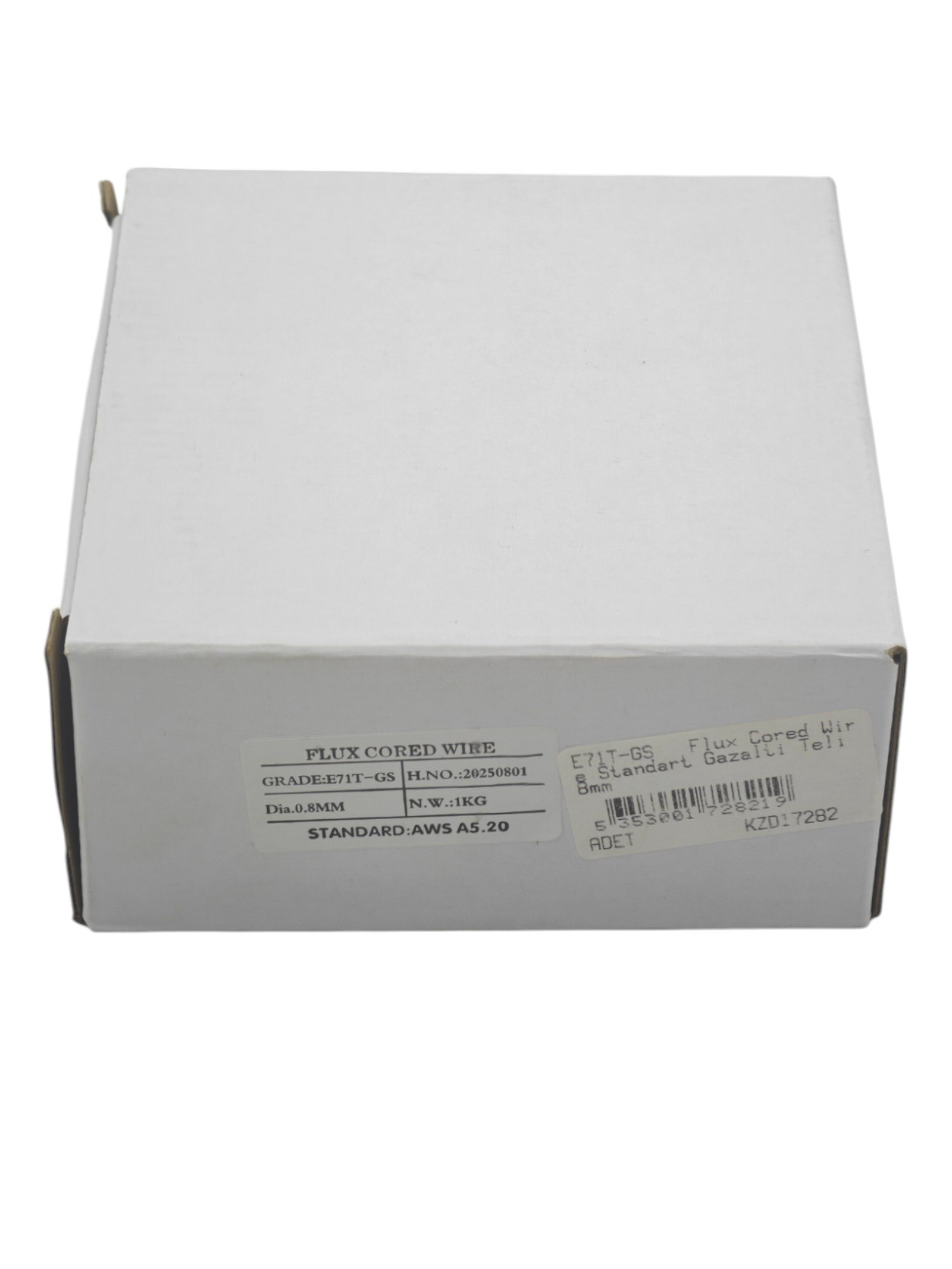 E71T-GS   Flux Cored Wire Standart Gazaltı Teli 8mm