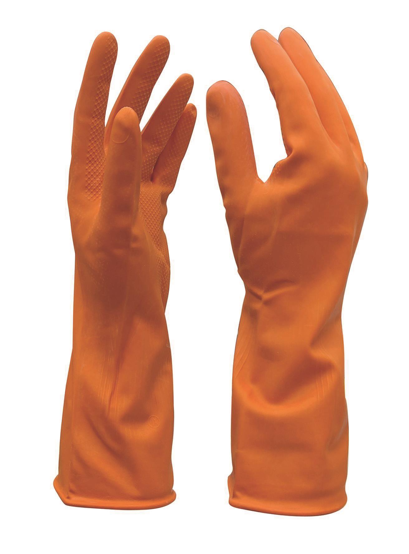 EL440   BAY-EL KAUÇUK ELDİVEN (Turuncu)