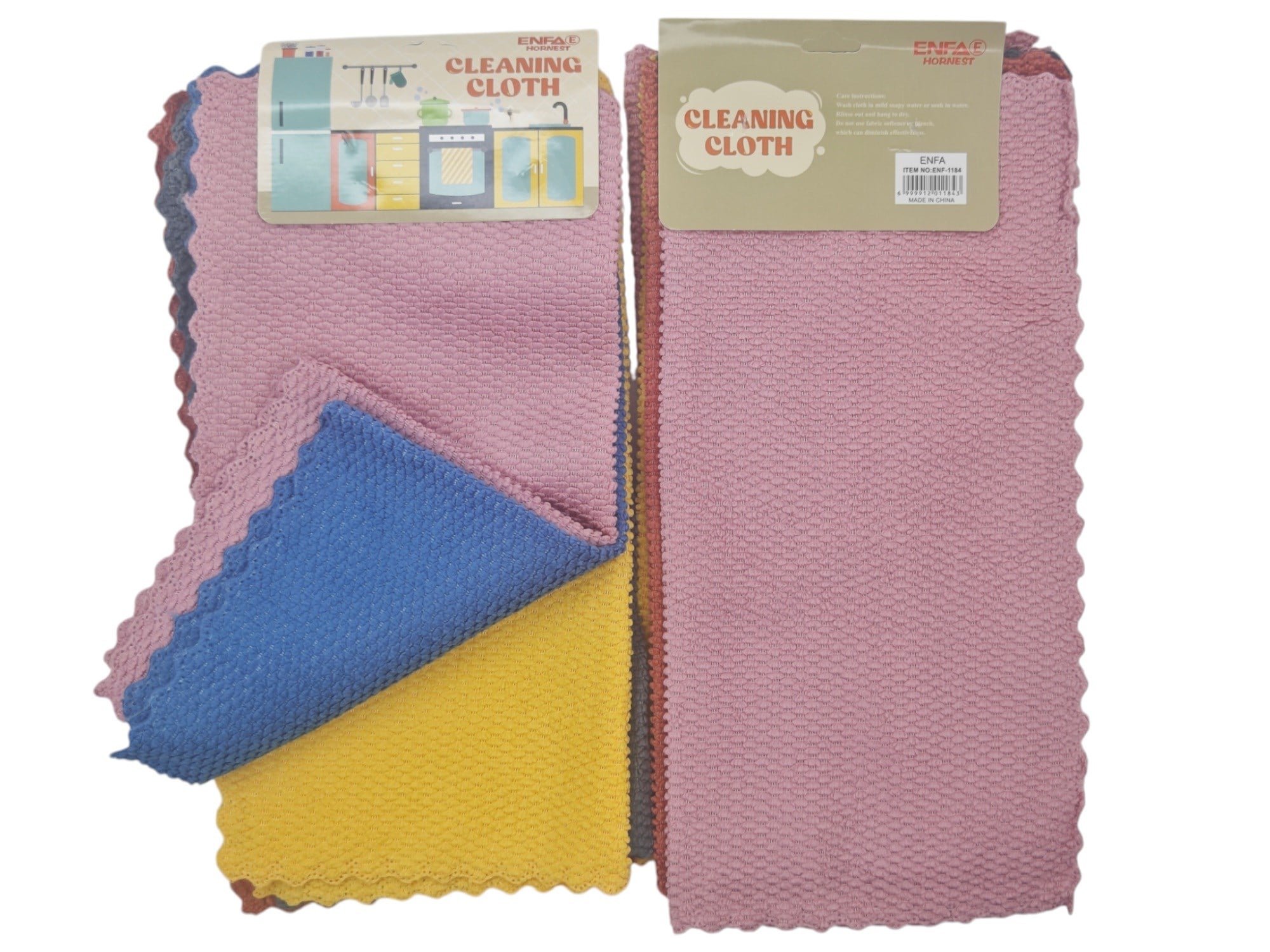 ENF-1184   Enfa Hornest Mikrofiber Temizlik Bezi 5li 30*30cm
