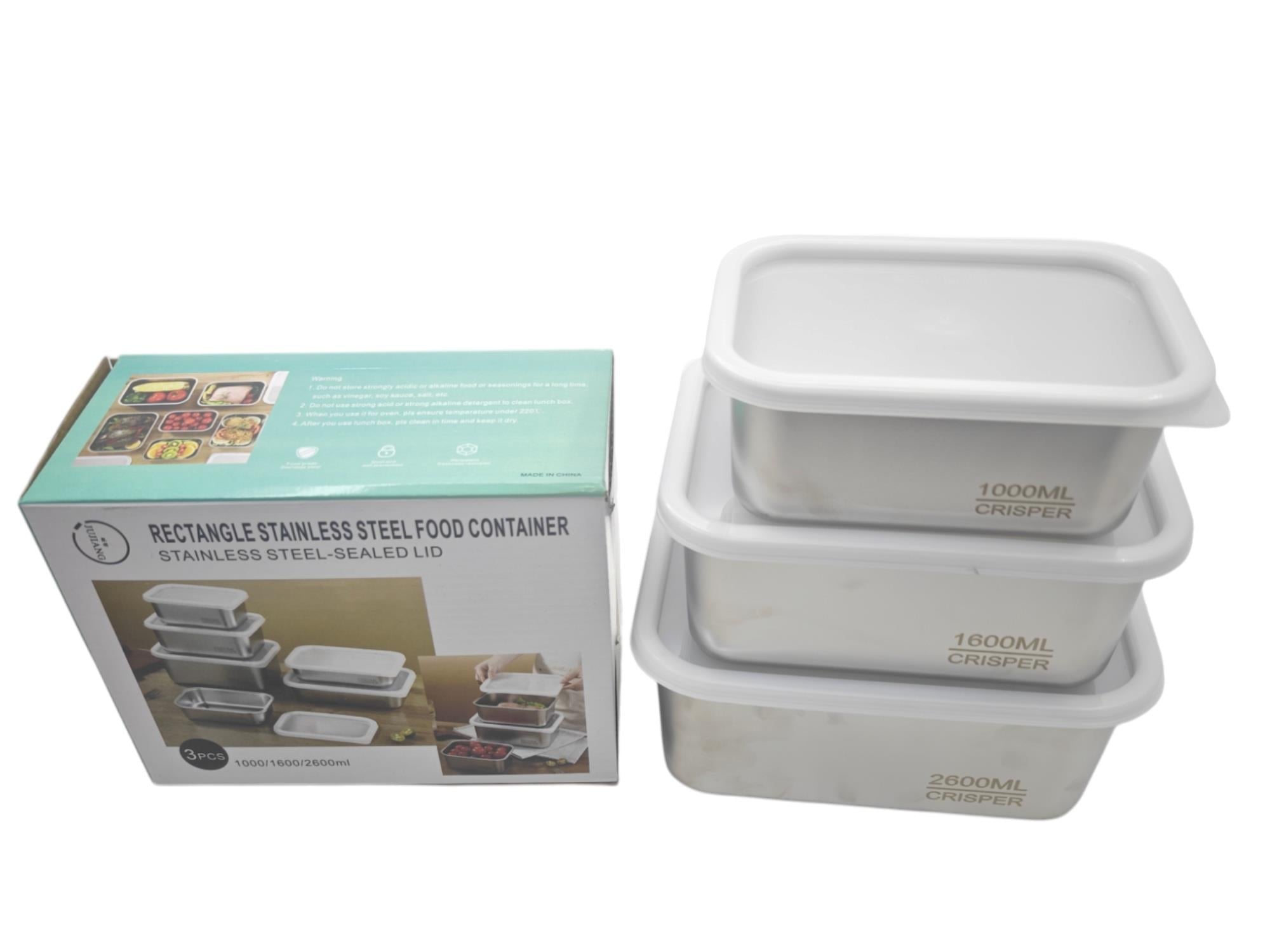 ENF-1295   Enfa 3lü Metal Saklama Kabı