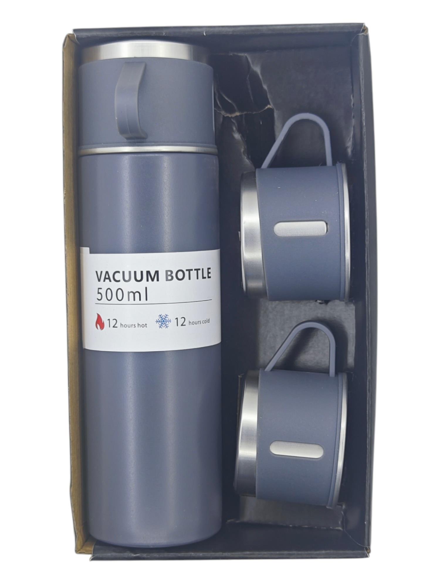 ENF-228   Enfa 3 Bardaklı Vacuum Flask Set Termos 500ml