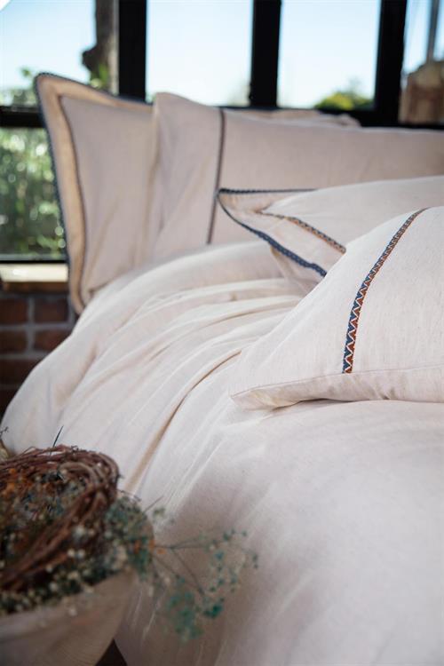 Ecocotton Nevresim Takımı Çift Kişilik Farya Nakışlı