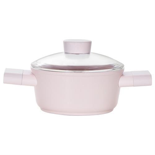 Emsan Swiss Cystal Derin Tencere 16 CM Pembe