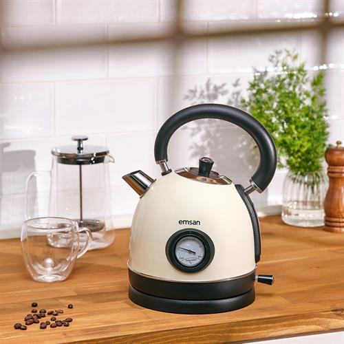 Emsan Turtle Kettle Krem