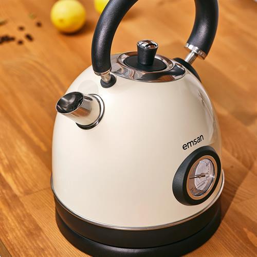 Emsan Turtle Kettle Krem