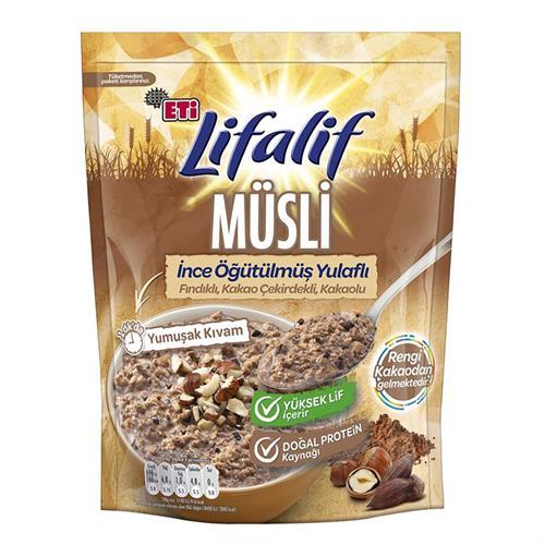 Eti Lifalif Kakaolu İnce Öğütülmüş Müsli 250 Gr