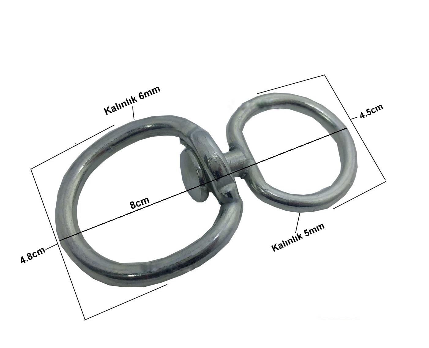 FD 003   GALVENİZLİ METAL FİRDÖNDÜ 8mm