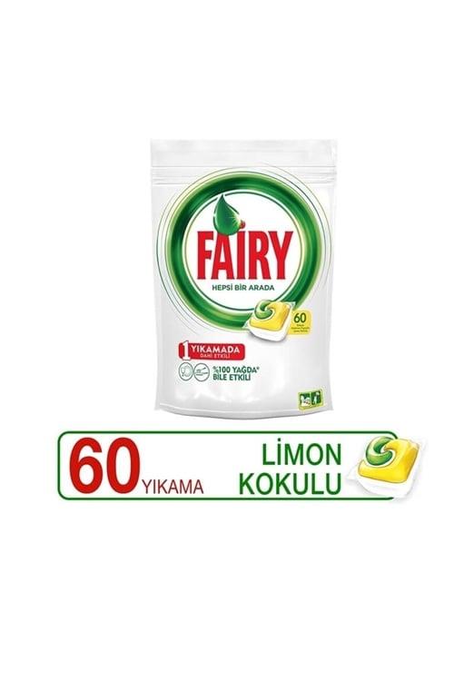 Fairy Tablet Limon Kokulu Hepsi Bir Arada 60 lı