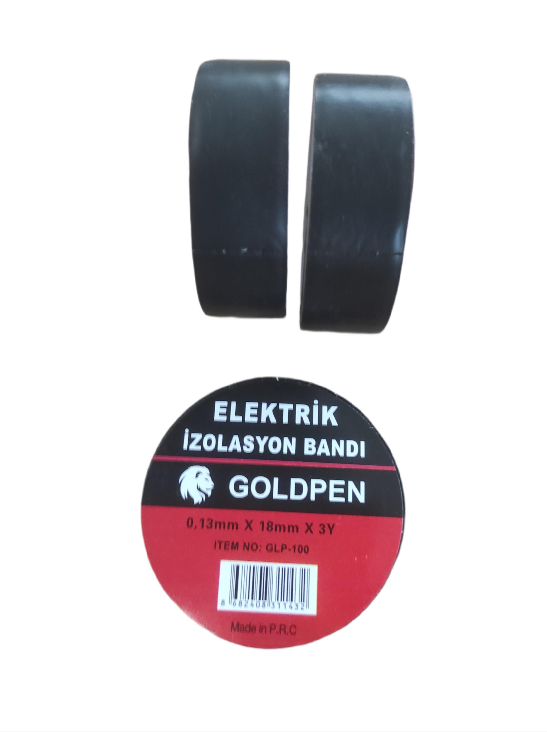 GLP-100   GOLDPEN PVC ELEKTRİL BANTI - Siyah