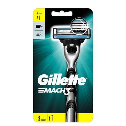 Gillette Mach3 Tıraş Makinesi+2 Yedek Traş Bıçağı