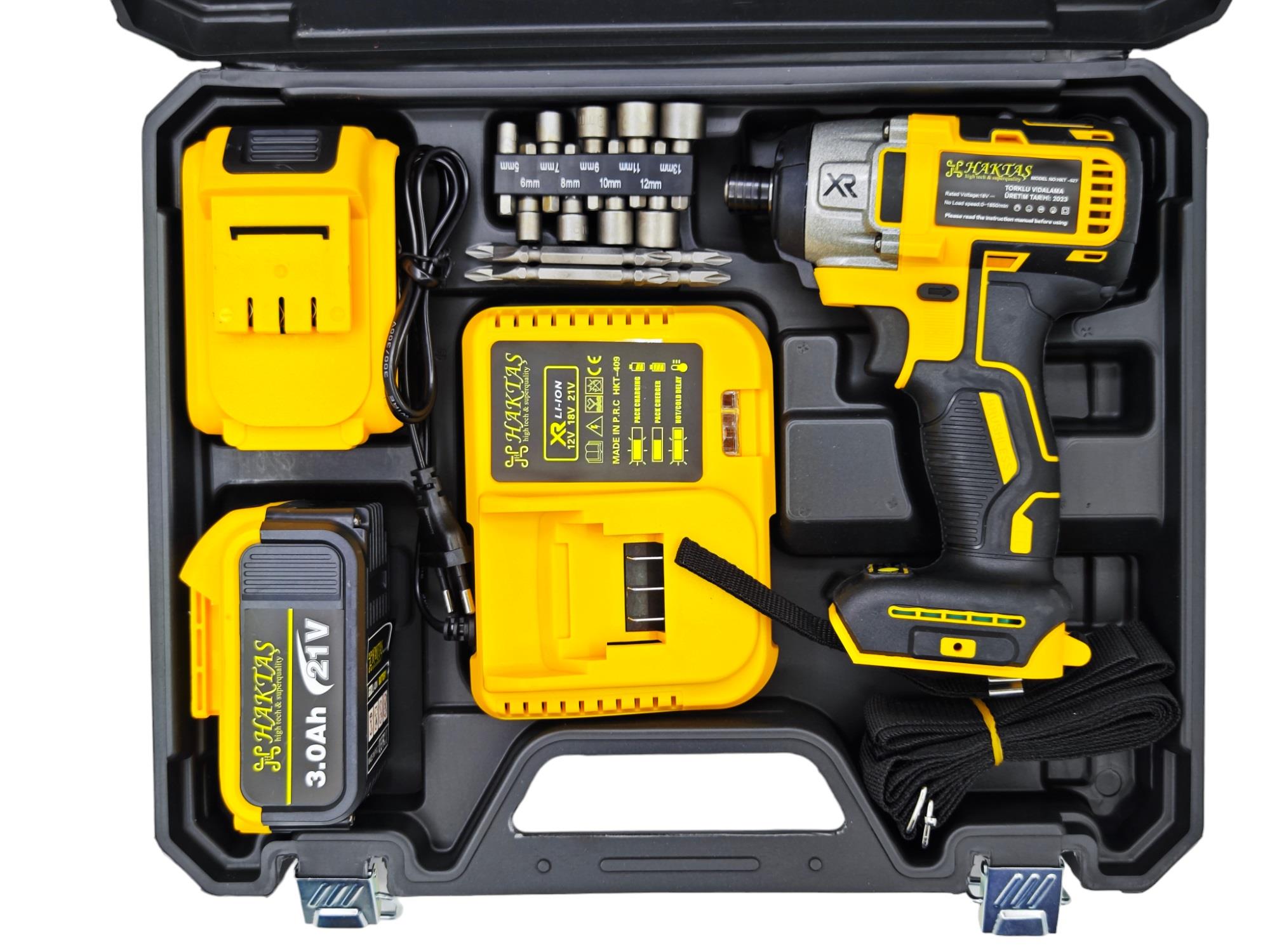 Haktaş Şarjlı Torklu Vidalama 21V 3.0Ah