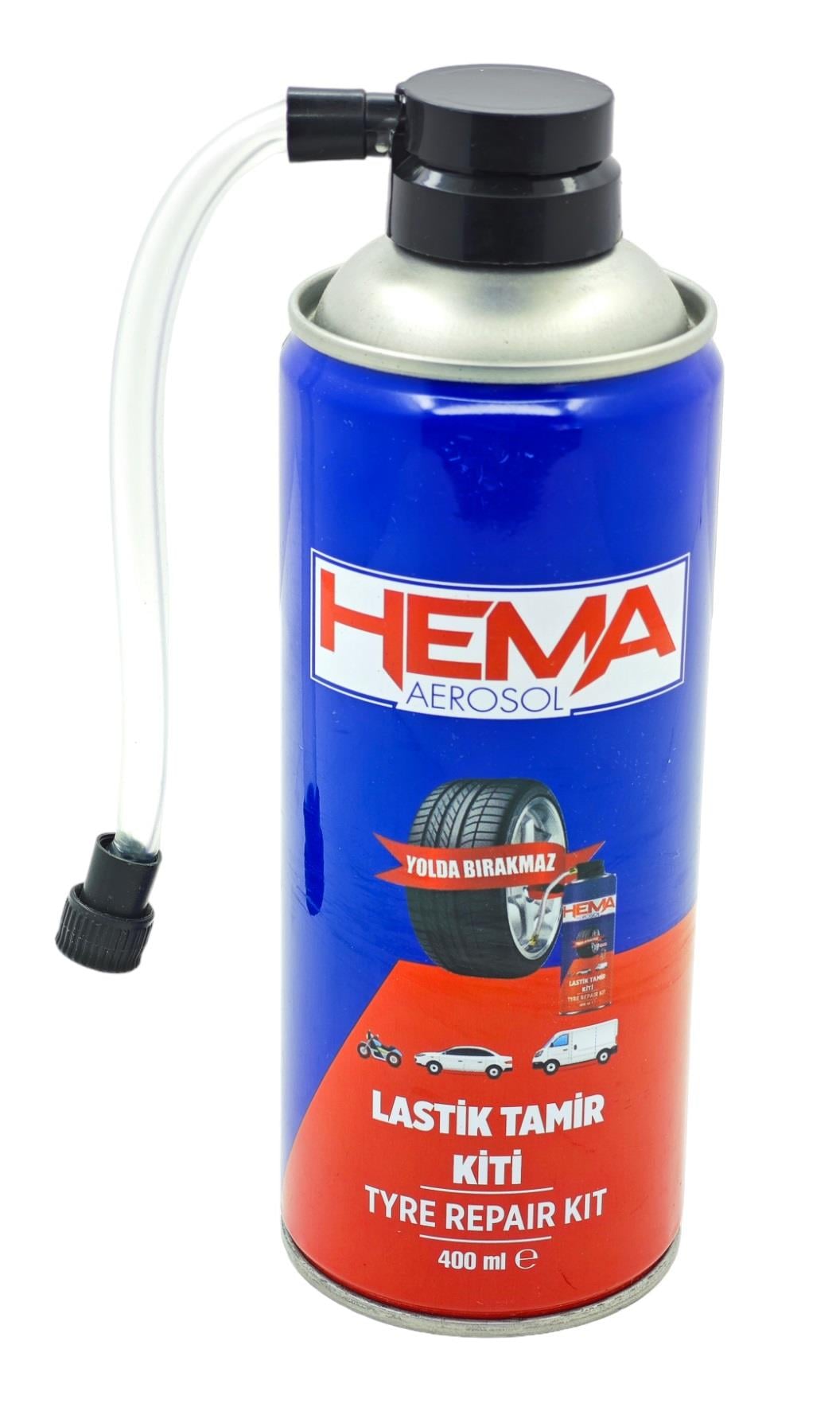 HM 037   HEMA LASTİK TAMİR KİTİ 400ml