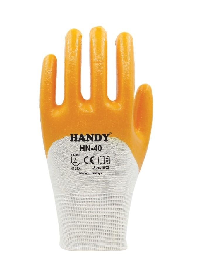 HN-40   Handy Sarı Nitril Eldiven 9