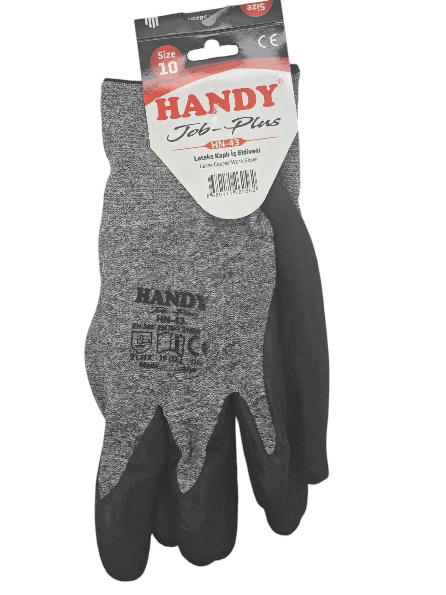 HN-43   Handy Tob Plus Lateks Kaplı İş Eldiveni 10