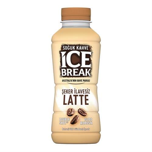 Ice Break Soğuk Kahve Şeker İlavesiz Latte 375 Ml
