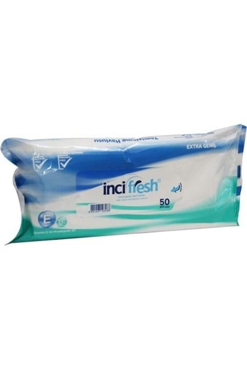 İnci Fresh Islak Vücut Temizleme Havlusu 50 Lİ