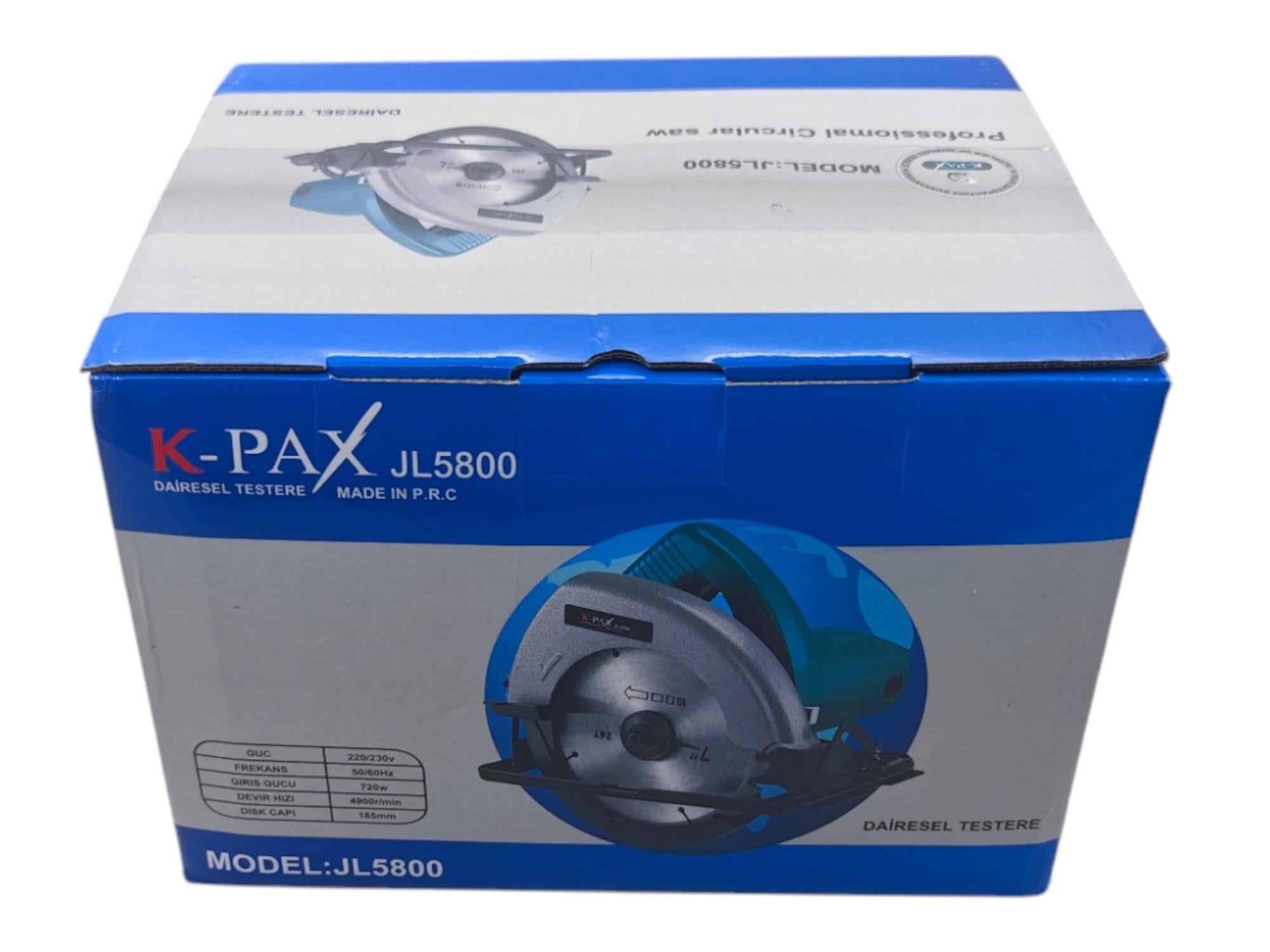 JL5800   K-Pax Dairesel Testere 720W - Sunta Kesme