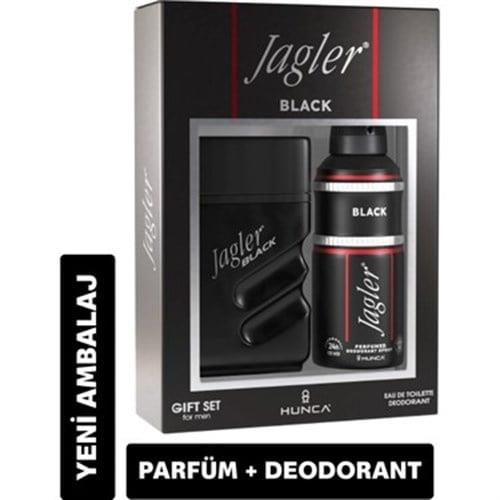 Jagler Gift Set Black 90 ml + Deodorant For Men 150 ml