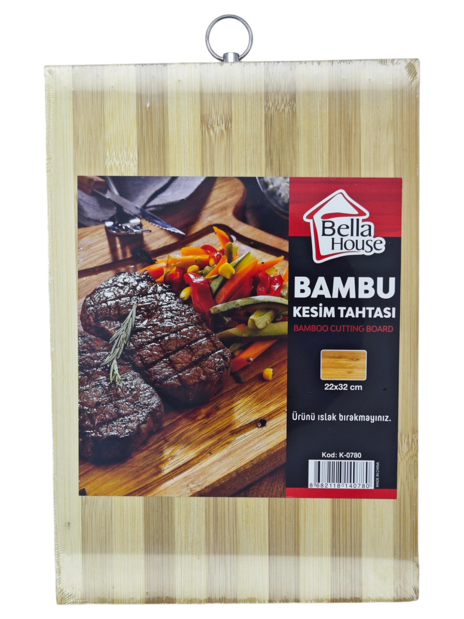 K-0780   BELLA HOUSE BAMBU KESİM TAHTASI 22*32cm