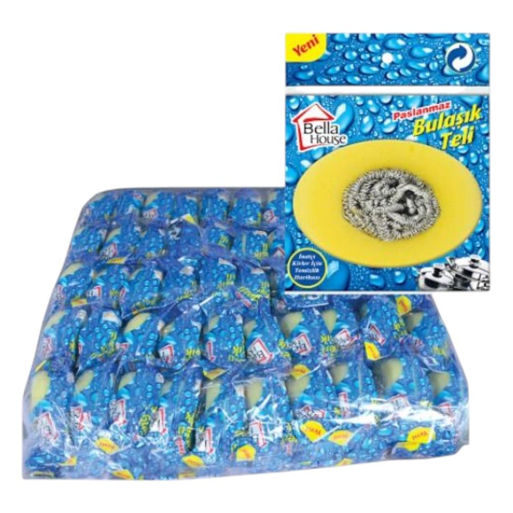 K-3777   Bella House Süngerli Bulaşık Teli